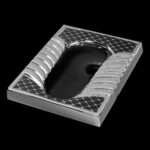 توالت طبی مشکی نقره ای کد 1075