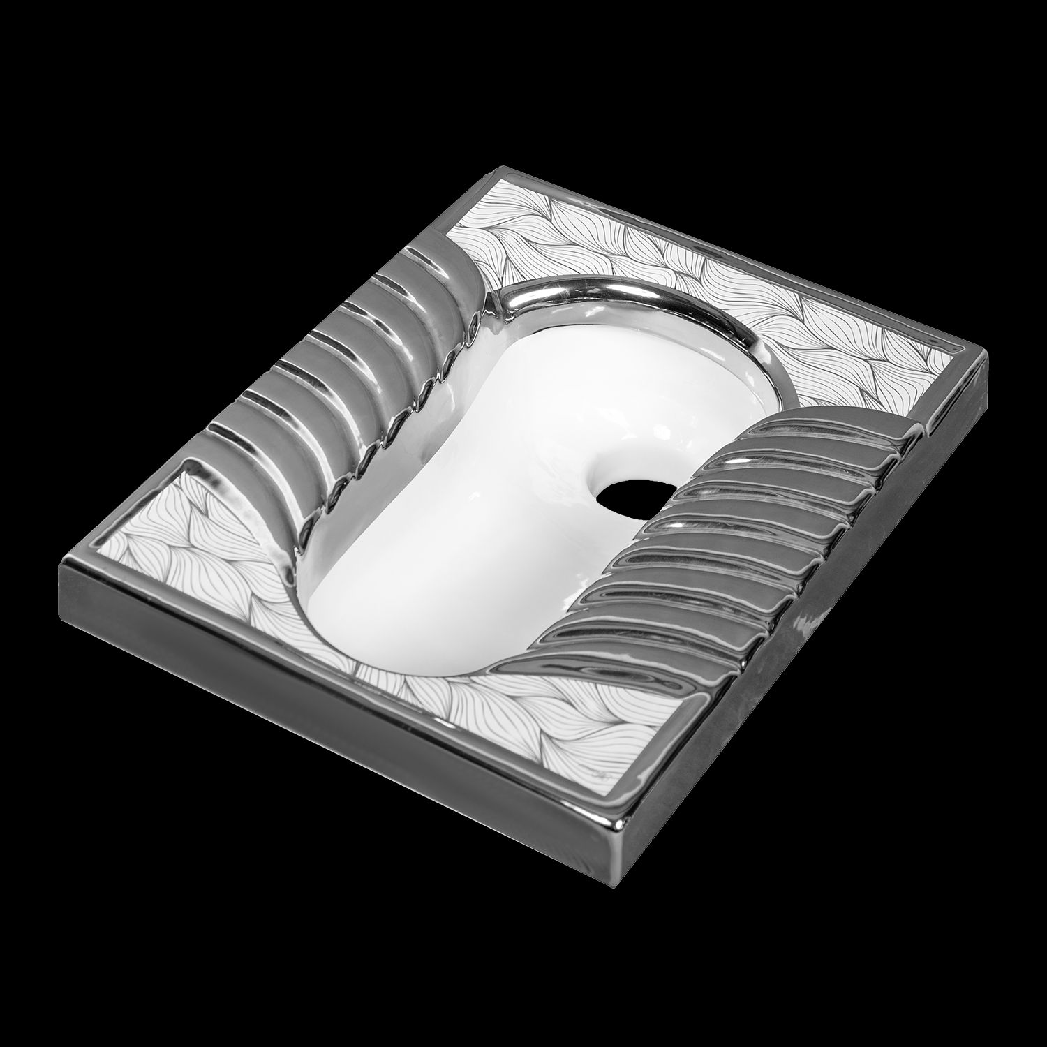 -2147483648_-210183 سنگ توالت سفیدنقره ای لالجین کد 1078 - Image 1