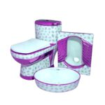 ست توالت فرنگی صورتی کد 1070